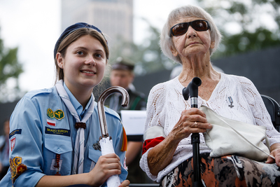 Spotkanie Powstańców Warszawskich z Prezydentem RP Andrzejem Dudą – Warszawa, 29 lipca 2018. Fot. Sławek Kasper (IPN)