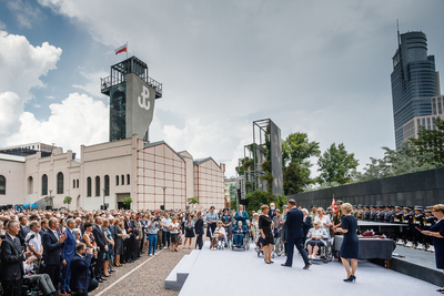Spotkanie Powstańców Warszawskich z Prezydentem RP Andrzejem Dudą – Warszawa, 29 lipca 2018. Fot. Sławek Kasper (IPN)