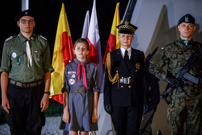 Uroczystość zapalenia Ognia Pamięci na Kopcu Powstania Warszawskiego – Warszawa, 1 sierpnia 2018. Fot Sławek Kasper (IPN)