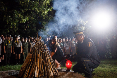 Uroczystość zapalenia Ognia Pamięci na Kopcu Powstania Warszawskiego – Warszawa, 1 sierpnia 2018. Fot Sławek Kasper (IPN)