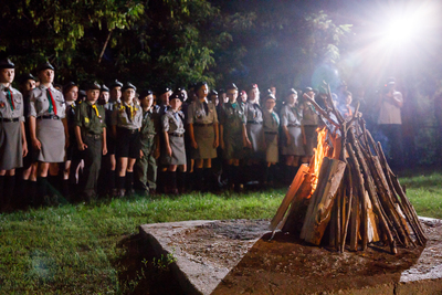 Uroczystość zapalenia Ognia Pamięci na Kopcu Powstania Warszawskiego – Warszawa, 1 sierpnia 2018. Fot Sławek Kasper (IPN)