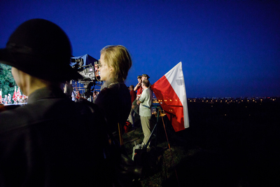 Uroczystość zapalenia Ognia Pamięci na Kopcu Powstania Warszawskiego – Warszawa, 1 sierpnia 2018. Fot Sławek Kasper (IPN)