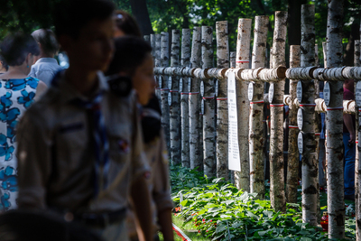 Uroczystości pod pomnikiem Gloria Victis na Cmentarzu Wojskowym na Powązkach. 1 sierpnia 2018. Fot. Sławek Kasper (IPN)