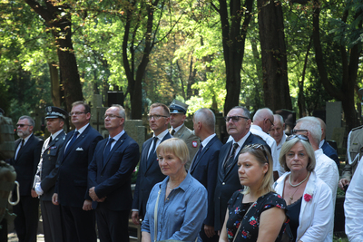 Uroczystości pogrzebowe płk. Stanisława Oleksiaka. Fot. Piotr Życieński (IPN)