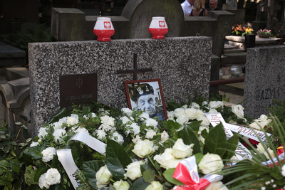 Uroczystości pogrzebowe płk. Stanisława Oleksiaka. Fot. Piotr Życieński (IPN)