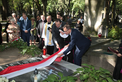 Uroczystość upamiętnienia 50. rocznicy śmierci m. Matyldy Getter – Warszawa, 8 sierpnia 2018. Fot. Piotr Życieński (IPN)