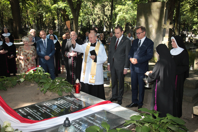 Uroczystość upamiętnienia 50. rocznicy śmierci m. Matyldy Getter – Warszawa, 8 sierpnia 2018. Fot. Piotr Życieński (IPN)