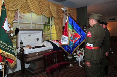 Uroczystości pogrzebowe śp. Tadeusza Terlikowskiego. Fot. Andrzej Baraniak