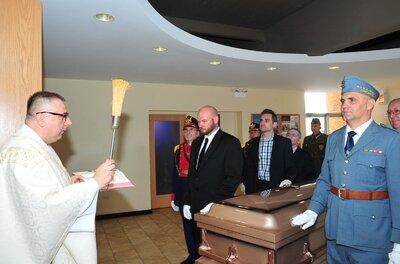 Uroczystości pogrzebowe śp. Tadeusza Terlikowskiego. Fot. Andrzej Baraniak