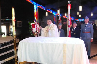 Uroczystości pogrzebowe śp. Tadeusza Terlikowskiego. Fot. Andrzej Baraniak