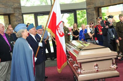 Uroczystości pogrzebowe śp. Tadeusza Terlikowskiego. Fot. Andrzej Baraniak