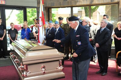 Uroczystości pogrzebowe śp. Tadeusza Terlikowskiego. Fot. Andrzej Baraniak