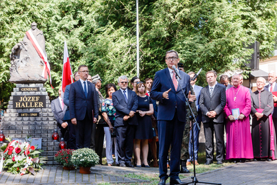 IPN oddaje hołd bohaterom wojny 1920 roku – Ossów, 15 sierpnia 2018 r.  Fot. Sławek Kasper (IPN)
