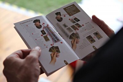 IPN na pikniku rodzinnym z NBP z okazji stulecia odzyskania Niepodległości – 15 sierpnia 2018. Fot. Jan Dubiel (IPN)