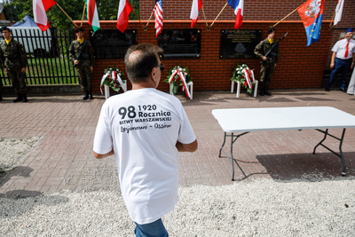 IPN oddaje hołd bohaterom wojny 1920 roku – Ossów, 15 sierpnia 2018 r.  Fot. Sławek Kasper (IPN)