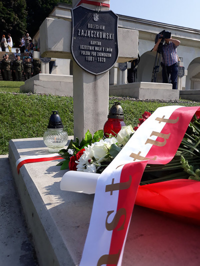 98. rocznica bitwy pod Zadwórzem – Cmentarz Obrońców Lwowa, 18 sierpnia 2018. Fot. Sławek Kasper (IPN)