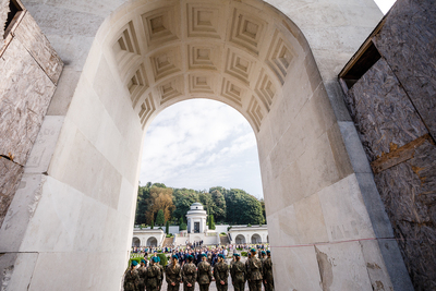 98. rocznica bitwy pod Zadwórzem – Cmentarz Obrońców Lwowa, 18 sierpnia 2018. Fot. Sławek Kasper (IPN)