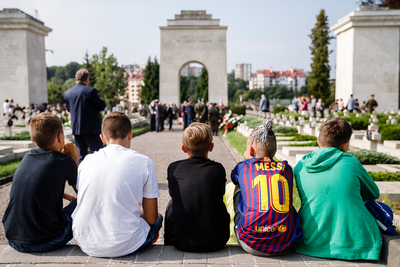 98. rocznica bitwy pod Zadwórzem – Cmentarz Obrońców Lwowa, 18 sierpnia 2018. Fot. Sławek Kasper (IPN)