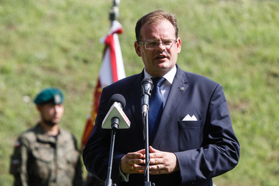 98. rocznica bitwy pod Zadwórzem – Jan Józef Kasprzyk, szef UdsKiOR – 18 sierpnia 2018. Fot. Sławek Kasper (IPN)