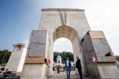 98. rocznica bitwy pod Zadwórzem – Cmentarz Obrońców Lwowa, 18 sierpnia 2018. Fot. Sławek Kasper (IPN)