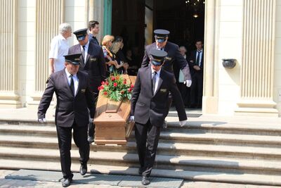 Uroczystości pogrzebowe Michała Skrobacza – Kraków 20 sierpnia 2018