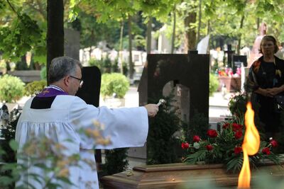 Uroczystości pogrzebowe Michała Skrobacza – Kraków 20 sierpnia 2018