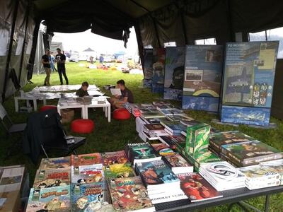 IPN podczas Radom Air Show 2018 – 25 i 26 sierpnia 2018. Fot. Tomasz Czopowicz (IPN)