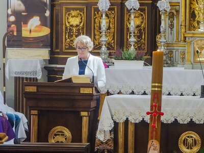 Zastępca Dyrektora BUWiM Renata Soszyńska [fot. B. Nowak, BUWiM IPN]
