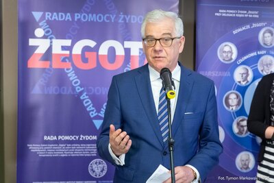 Otwarcie wystawy IPN „Żegota” Rada Pomocy Żydom w Sejmie Republiki Litewskiej, Wilno 13 września 2018 r.