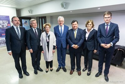 Otwarcie wystawy IPN „Żegota” Rada Pomocy Żydom w Sejmie Republiki Litewskiej, Wilno 13 września 2018 r.