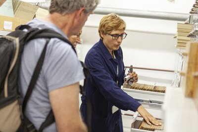 Przedstawiciele Stowarzyszenia Polskich Kombatantów w Australii odwiedzili IPN – 14 września 2018. Fot. Katarzyna Hołopiak (IPN)