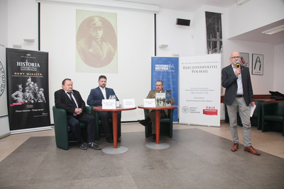 Promocja książek Artura Ochała na temat Korpusu Ochrony Pogranicza – Warszawa, 17 września 2018. Fot. P. Życieński (IPN)