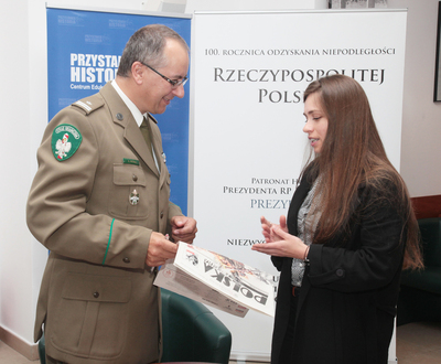 Promocja książek Artura Ochała na temat Korpusu Ochrony Pogranicza – Warszawa, 17 września 2018. Fot. P. Życieński (IPN)