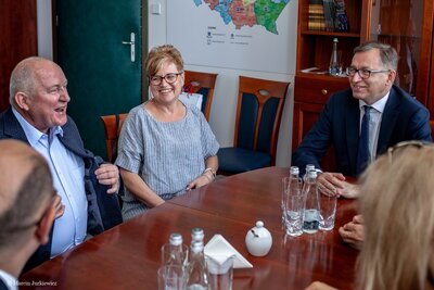 Wizyta przedstawicieli instytucji polonijnych z Australii w Instytucie Pamięci Narodowej – 18 września 2018. Fot. Marcin Jurkiewicz