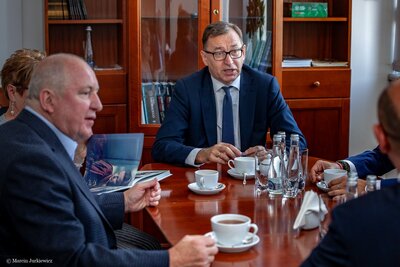 Wizyta przedstawicieli instytucji polonijnych z Australii w Instytucie Pamięci Narodowej – 18 września 2018. Fot. Marcin Jurkiewicz