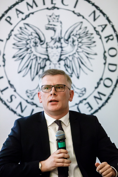 prof. Sławomir Cenckiewicz, dyrektor Wojskowego Biura Historycznego – Warszawa, 18 września 2018. Fot. sk/IPN