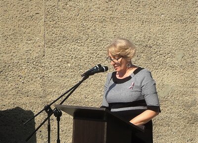 Zastępca Dyrektora BUWiM Renata Soszyńska (fot. B. Nowak, BUWiM IPN)