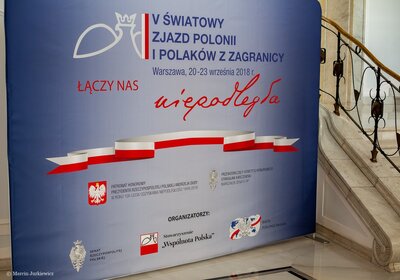 Sesja inauguracyjna V Światowego Zjazdu Polonii i Polaków z Zagranicy w Sejmie – Warszawa, 20–23 września 2018. Fot. Marcin Jurkiewicz