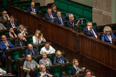 Sesja inauguracyjna V Światowego Zjazdu Polonii i Polaków z Zagranicy w Sejmie – Warszawa, 20–23 września 2018. Fot. Marcin Jurkiewicz