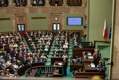 Sesja inauguracyjna V Światowego Zjazdu Polonii i Polaków z Zagranicy w Sejmie – Warszawa, 20–23 września 2018. Fot. Marcin Jurkiewicz