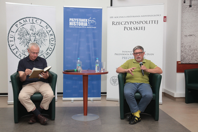 Spotkanie z Janem Polkowskim na Przystanku Historia – 20 września 2018. Fot. Piotr Życieński (IPN)