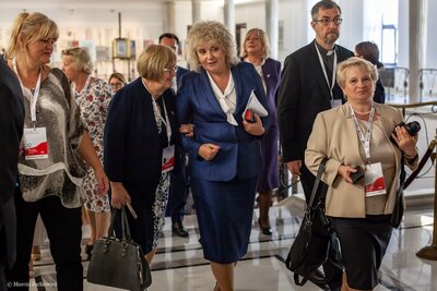 Sesja inauguracyjna V Światowego Zjazdu Polonii i Polaków z Zagranicy w Sejmie – Warszawa, 20–23 września 2018. Fot. Marcin Jurkiewicz