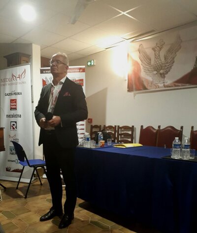 Wykład profesora spotkał się z dużym zainteresowaniem publiczności