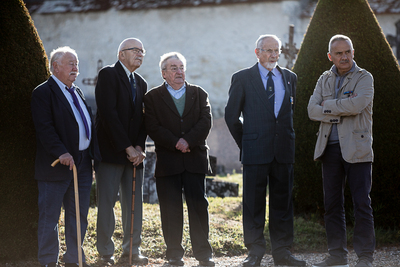Uroczystości sprowadzenia do Polski szczątków admirała Józefa Unruga i jego żony Zofii – Montrésor (Francja), 24 września 2018. Fot. Sławek Kasper (IPN)