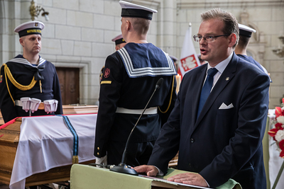 Jan Józef Kasprzyk, szef Urzędu ds. Kombatantów i Osób Represjonowanych – Montrésor (Francja), 24 września 2018. Fot. Sławek Kasper (IPN)