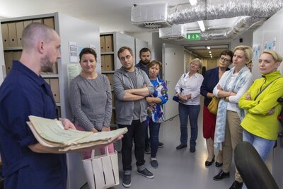 Warsztaty dla nauczycieli w Archiwum IPN – 25 września 2018. Fot. Katarzyna Adamów (Archiwum IPN)