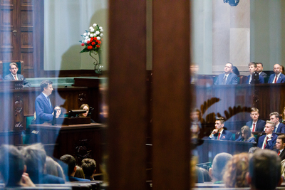 Finał ogólnopolskiego projektu edukacyjnego Sejm Dzieci i Młodzieży – Warszawa, 27 września 2018. Fot. Sławek Kasper (IPN)