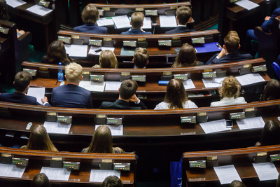 Finał ogólnopolskiego projektu edukacyjnego Sejm Dzieci i Młodzieży – Warszawa, 27 września 2018. Fot. Sławek Kasper (IPN)