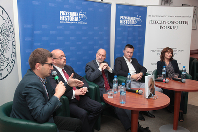 Dyskusja poświęcona książce „Niepodległość ma jeden kształt” – Warszawa, 26 września 2018. Fot. Piotr Życieński (IPN)