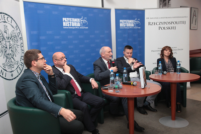 Dyskusja poświęcona książce „Niepodległość ma jeden kształt” – Warszawa, 26 września 2018. Fot. Piotr Życieński (IPN)